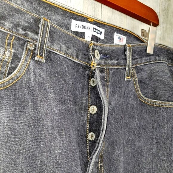 Authentic Levi's Re/ Done High Rise Cut Off Jean - Picture 8 of 11